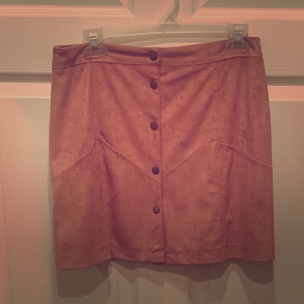 Pink Bottom Down Skirt